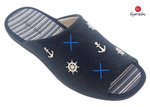 Garzon . Summer House slipper with Mariners Design
